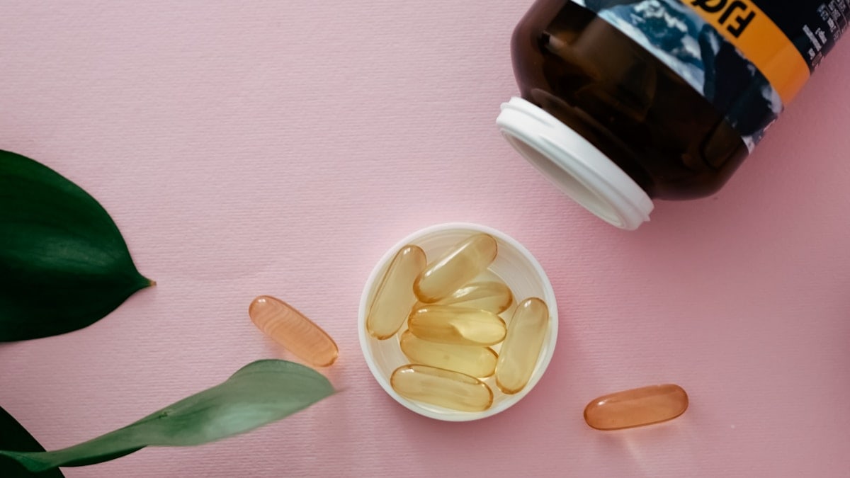 Vitamins Omega 3. Product photography